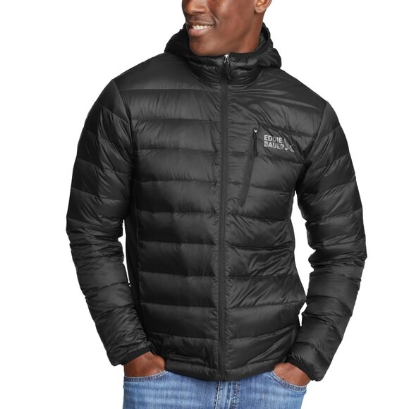 Eddie Bauer Men's Winter Jacket - Puffer Coat with Hood 550 Fill Power Down